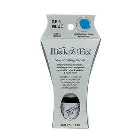 Rack-A-Fix RF-4 Blue Touch Up Vinyl Coating Repair for Dishwasher Racks & More