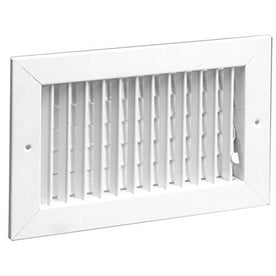 Hart & Cooley 8211414 - 14" x 14" Steel Register Adjustable Vertical Face Bars Multi-Shutter Damper