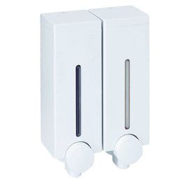 P. Nova Liquid Soap Dispenser for Bathroom, Wall Mounted Sanitizer Dispenser for Home, 450 ML (White)