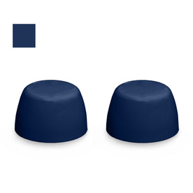 American Standard Color Replacement Plastic Toilet Bolt Caps - Set of 2 - Colonial Blue