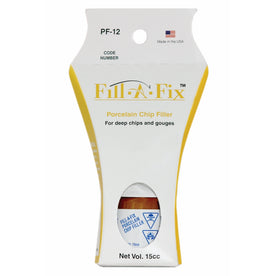 Fixture Fix PF-12 Fill-A-Fix Porcelain Chip Filler for Deep Chips & Gouges