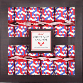 Ridley's Festive Quiz Christmas Cracker - Set of 6, Length 12in,  RD0108