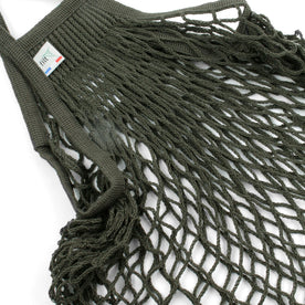 The French Filt Le Fillet Carrying Cotton Net Shopping Bag - Olive Green