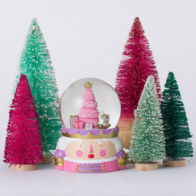 Tydus Nutcracker Queen Xmas Tree Snow Globe without Music [4 Inch / 100 MM]