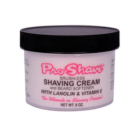 Brushless Shaving Cream & Beard Softener, 8 Ounce / 235 ML, (Single / 3 Pack / 6 Pack)