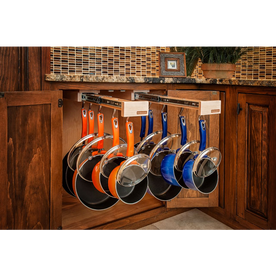 Glideware Double Pull-out Cabinet Organizer for Pots and Pans