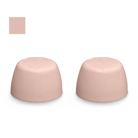 Eljer Color Replacement Plastic Toilet Bolt Caps - Set of 2 - Blossom Pink