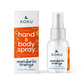 Citrus Set 3 - Pack of 6 Lemon-Lime-Mandarin Orange Scented Hand Sanitizer Spray, 6x1.2 Fl. Oz. (Two of Each)