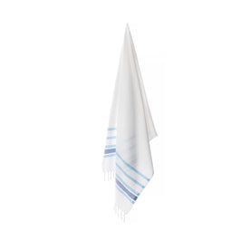 Bello Handwoven Turkish Beach Towel, Turquoise Sea, Quick Dry Highly Absorbent Sand-Free Versatile for Beach, Spa, Home, Peshtemal Towel (39 x 66.9 Inches)