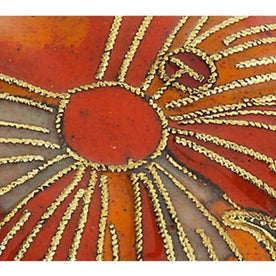 Cloisonne Miniature Harvest Pumpkin Trinket Box in a Beautiful Gift Box