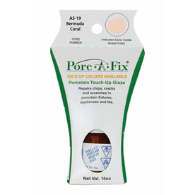 Porc-A-Fix Touch Up Repair Glaze Paint Kit to Match American Standard, Bermuda Coral (AS-19)