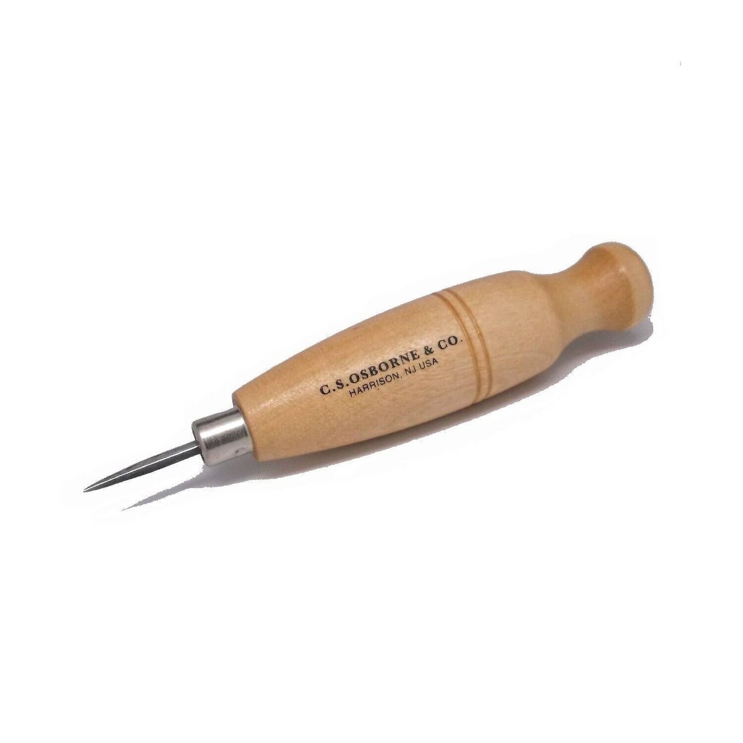 Shoe Making Awls C.S. Osborne Shoe Awl Haft with Saddlers Harness Awl Inserted, 144-43 ...
