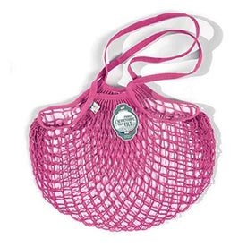 The French Filt Le Fillet Regular Shoulder Carrying Cotton Net Shopping Bag – Filt Medium Bag in Pink Sorbet Cotton