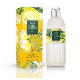 Eyup Sabri Tuncer Classic Lemon Cologne for Men and Women (400 ML Glass Bottle)