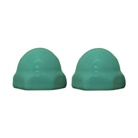 Replacement Ceramic Toilet Bolt Caps to Match American Standard Ming Green, Set of 2