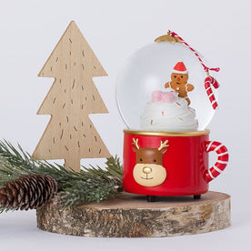 Tydus Gingerbread Hot Chocolate Snow Globe without Music [4 Inch / 100 MM]