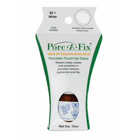 Porc-A-Fix Touch Up Repair Glaze - Bootz - White - BZ-1