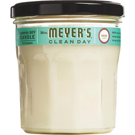 Mrs. Meyer's Clean Day Basil Scent Air Freshener Candle 7.2 oz (Pack of 6)