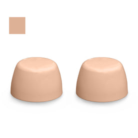 American Standard Color Replacement Plastic Toilet Bolt Caps - Set of 2 - Bermuda Coral