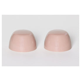 Crane Color Replacement Plastic Toilet Bolt Caps - Set of 2 - Wild Rose