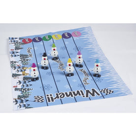 Robin Reed Racing Snowman Handmade Christmas Crackers, 72136, 13 Inches (Set of 6)