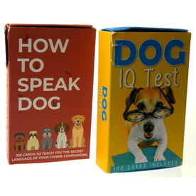 Dog IQ Test & How To Speak Dog Cards by Gift Republic Tests Questions Facts Gift