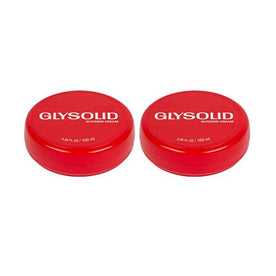 Glysolid Glycerin Skin Cream Jar Vegan - 3.38 oz (2 Pack)