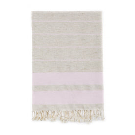 Bello Handwoven Turkish Beach Towel, Odel Linen Pink, Quick Dry Highly Absorbent Sand-Free Versatile for Beach, Spa, Home, Peshtemal Towel (39 x 66.9 Inches)