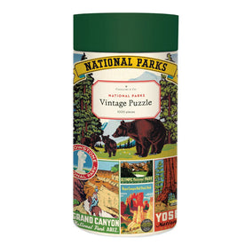 Cavallini National Parks 1,000 Piece Jigsaw Puzzle (PZL/NP)