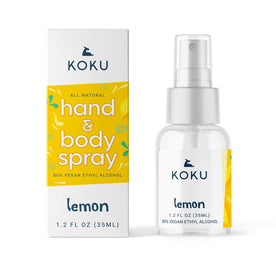 Citrus Set 1 - Pack of 3 Lemon-Lime-Mandarin Orange Scented Hand Sanitizer Spray, 3x1.2 Fl. Oz. (One of Each)