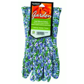 Handmaster G101t Women Garden Gloves Floral Extra Grip Palm Woven, Pack Of 3 Pair