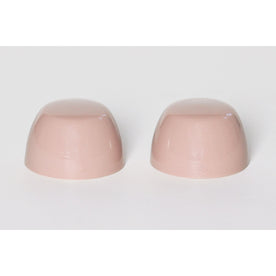 Gerber Color Replacement Plastic Toilet Bolt Caps - Set of 2 - English Rose