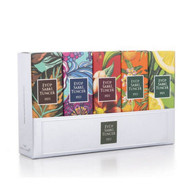 Eau De Cologne Gift Set - Cologne Scents Cesme Lemon, Amber, Bodrum Mandarin, Ocean, and Tobacco, 16 ml