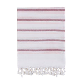 Bello Handwoven Turkish Beach Towel, Spring Rose, Quick Dry Highly Absorbent Sand-Free Versatile for Beach, Spa, Home, Peshtemal Towel (39 x 66.9 Inches)