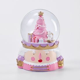 Tydus Nutcracker Queen Xmas Tree Snow Globe without Music [4 Inch / 100 MM]