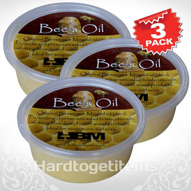3 x Bee's Oil Salad Bowl & Wood Conditioner & Preservative, 8 Oz. (3 Pack)