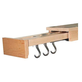 Glideware 14in 5-Hook Organizer Blum Soft Close Maple