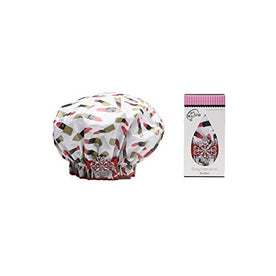 Dry Divas Pucker Up Bouffant Designer Shower Cap