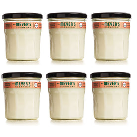 Mrs. Meyer's Clean Day Geranium Scent Air Freshener Candle 7.2 oz (Pack of 6)