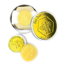 Honey House Naturals Vanilla Bee Bar Lotion Duo (Small 0.6 Fl. Oz. & Large 2 Fl. Oz.)