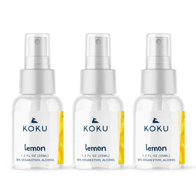 Lemon Set 1 - Pack of 3 Lemon Scented Hand Sanitizer Spray (3x1.2 Fl. Oz.)