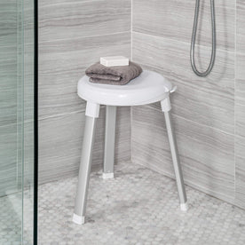 Better Living Products 70090 Swivel 360 Shower Seat, White