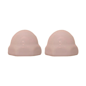 Case Replacement Ceramic Toilet Bolt Caps - Set of 2 - Blossom Pink