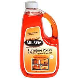 Milsek The Original Furniture Polish & Multi-Purpose Cleaner, 64 fl oz Orange