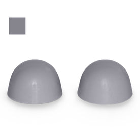 Plastic Toilet Bolt Caps to Match Kohler Country Gray, Replacement for 1013092-41, Set of 2