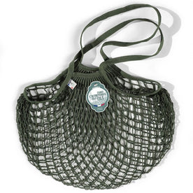 The French Filt Le Fillet Carrying Cotton Net Shopping Bag - Olive Green