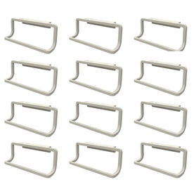 Kitchen Dish Towel Holder, Decorative Kitchen Hand Towel Holder For Cabinet, Pack of 12 (Beige)