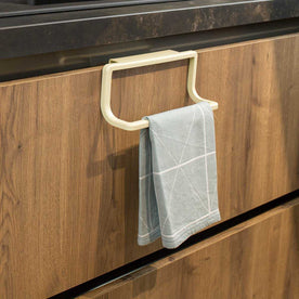 Kitchen Dish Towel Holder, Decorative Kitchen Hand Towel Holder For Cabinet, Pack of 10 (Beige)