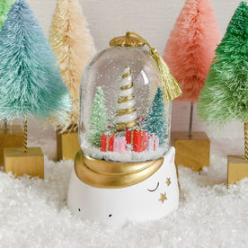 Tydus Unicorn Dome Christmas Snow Globe without Music [4 Inch / 100 MM]