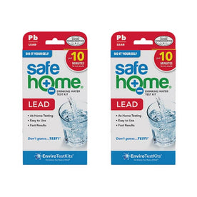 Safe Home® DIY Lead in Drinking Water 10 Minute Test Kit for City or Well Water (2 Pack)